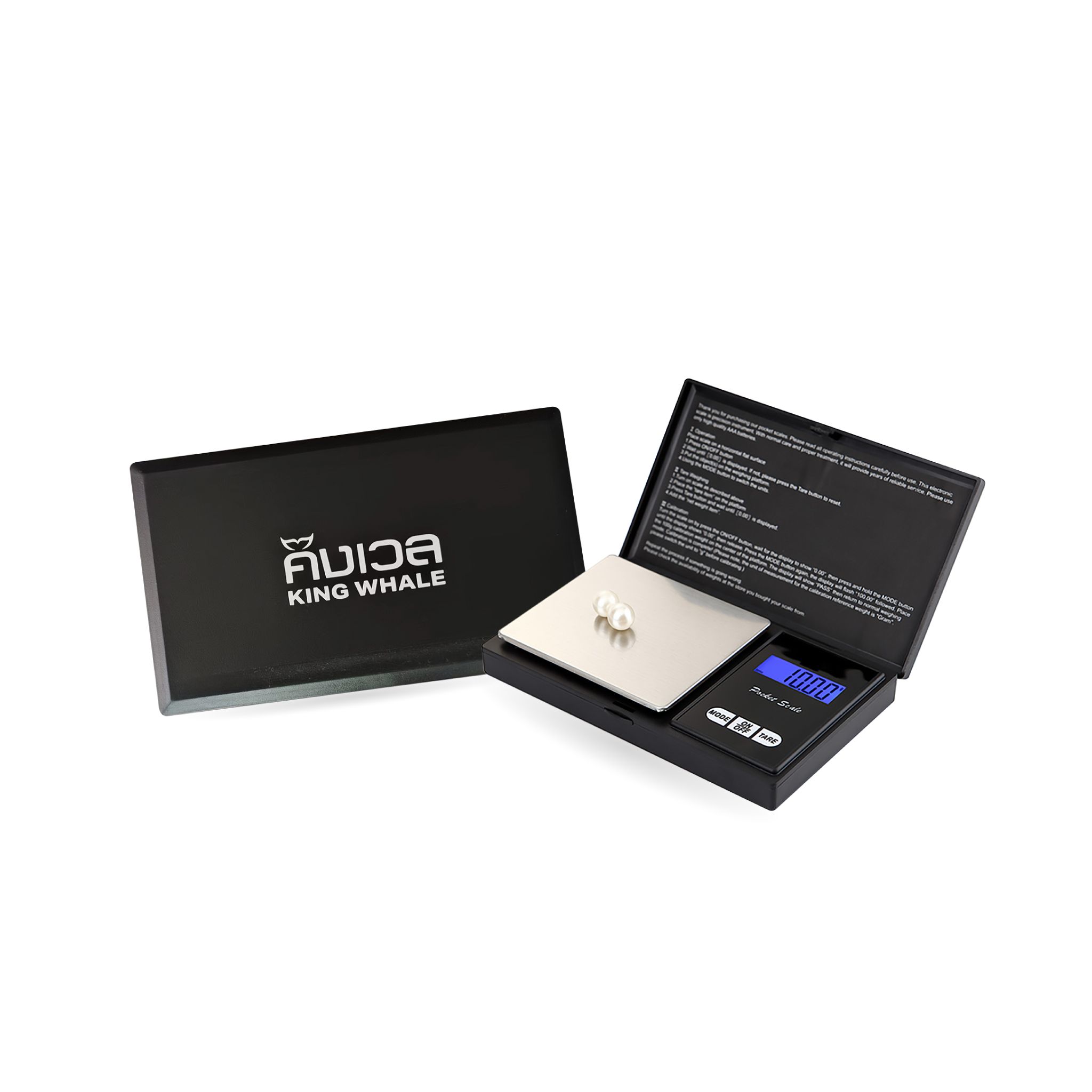 เครื่องชั่งดิจิตอลพกพาความละเอียดสูง 0.01 x 300g คิงเวล - Image 1